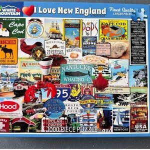 White Mountain Love New England Puzzle